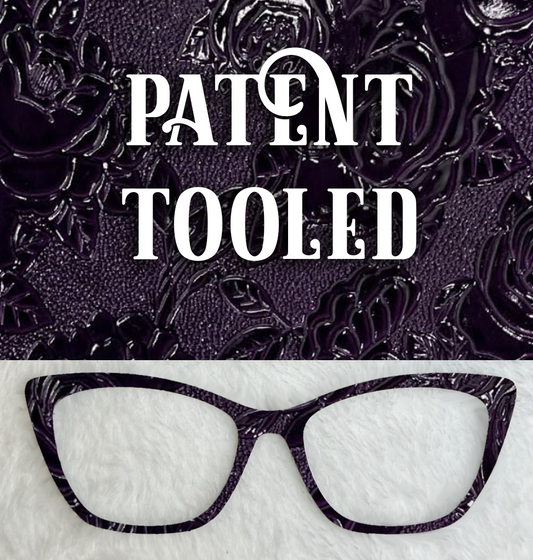 Patent Tooled Faux | Purple