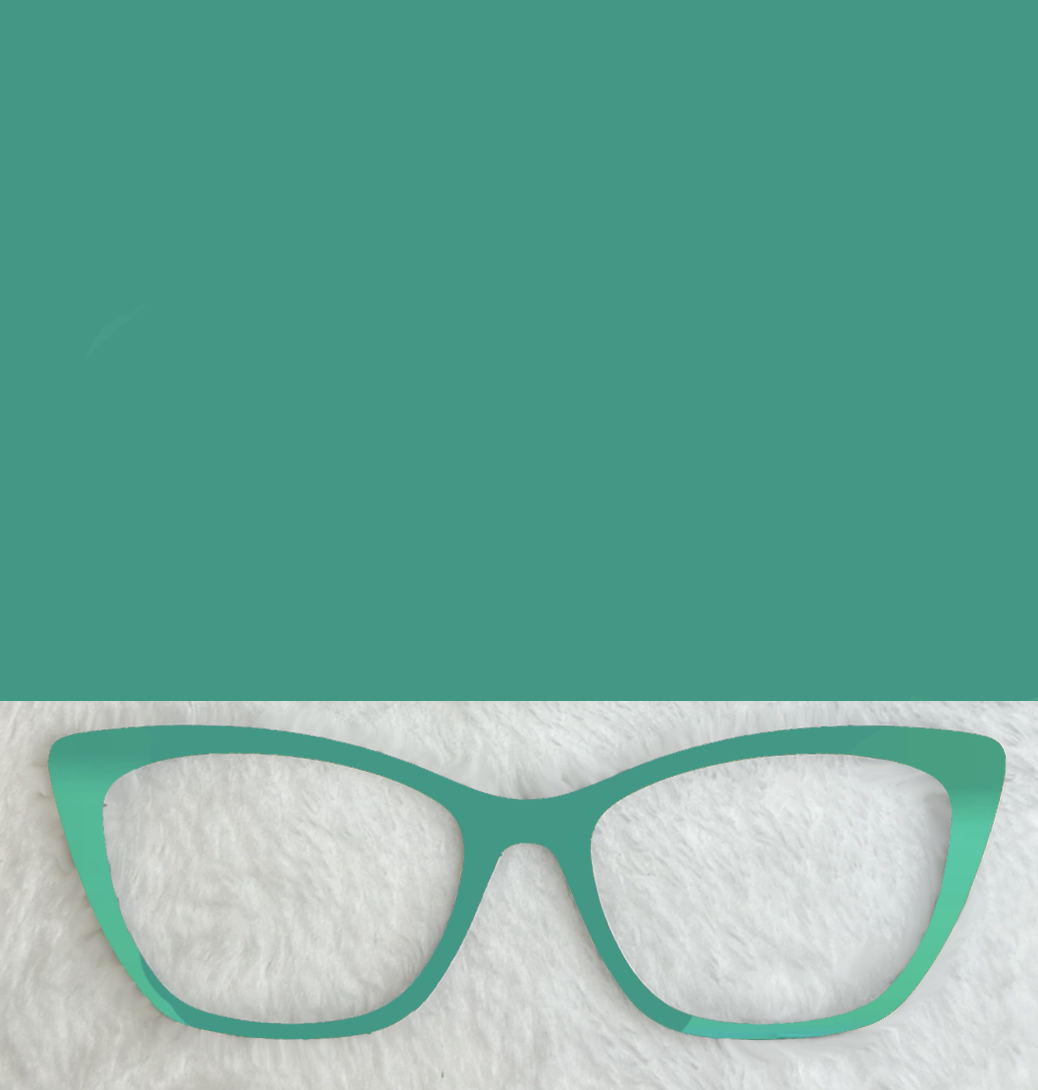 Mirrored Color Shift Blue to Green