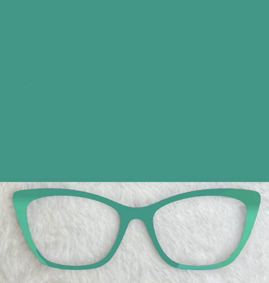 Mirrored Color Shift Blue to Green