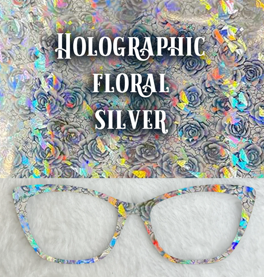 Holographic Floral | Silver