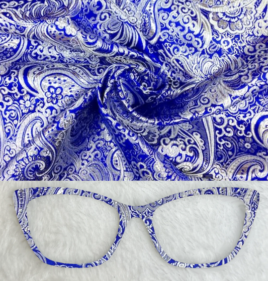 Palooza Brocade | Metallic Silver | Royal