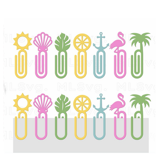 Summer Fun Bookmarks | 7 Designs | 14 Units
