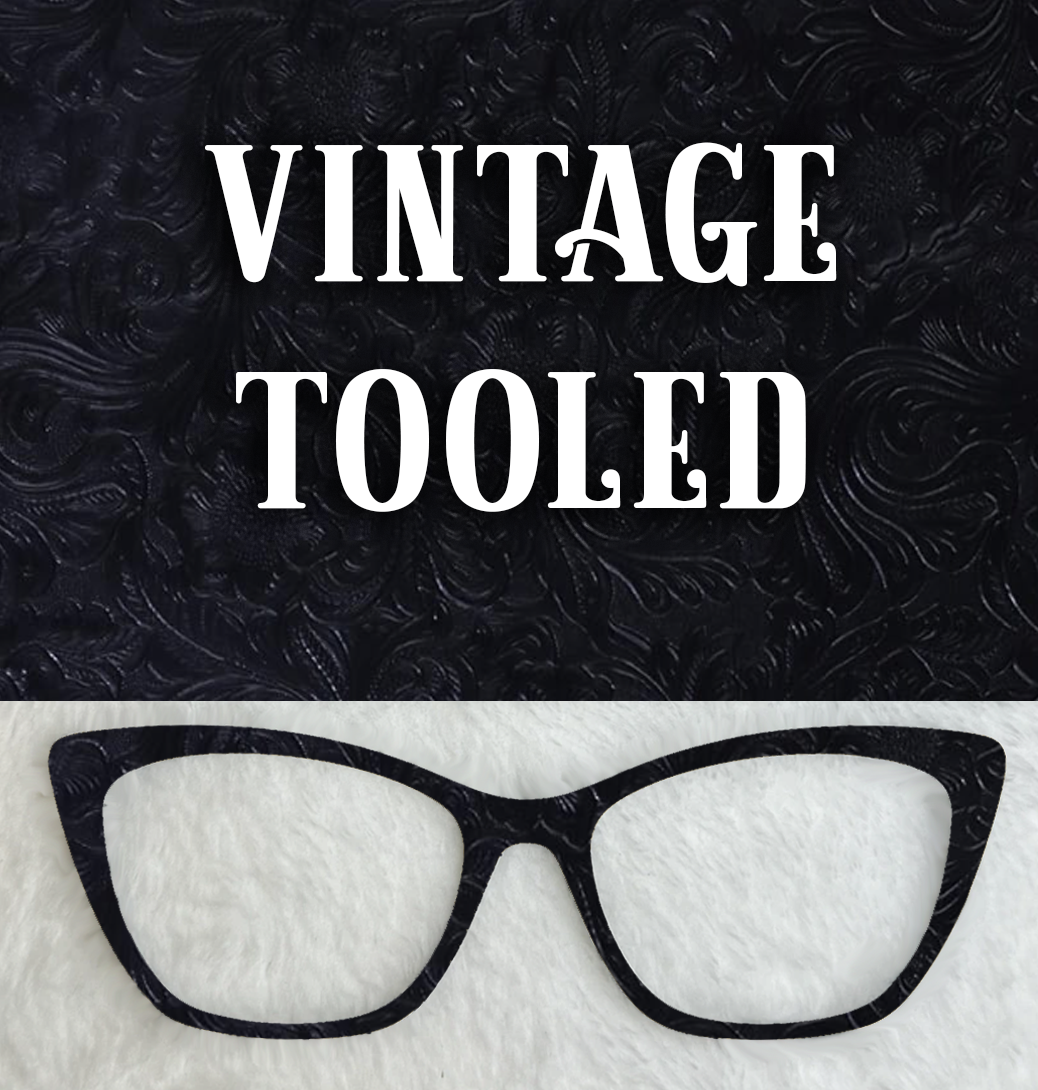 Vintage Tooled Faux | Black