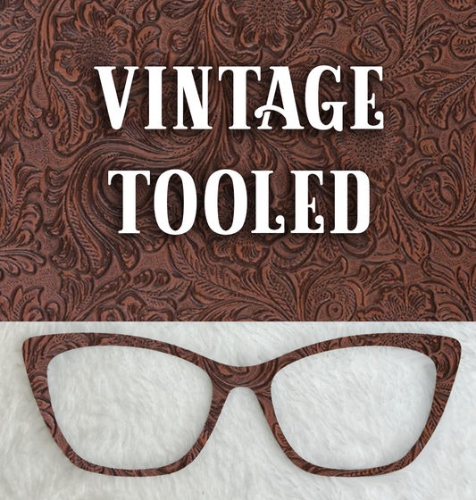 Vintage Tooled Faux | Brown