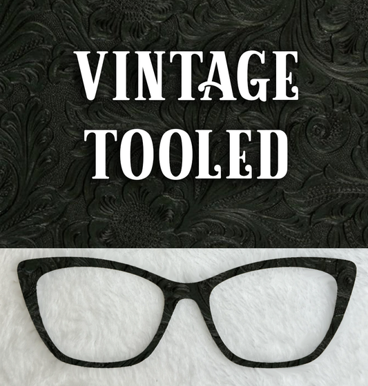 Vintage Tooled Faux | Forest Green