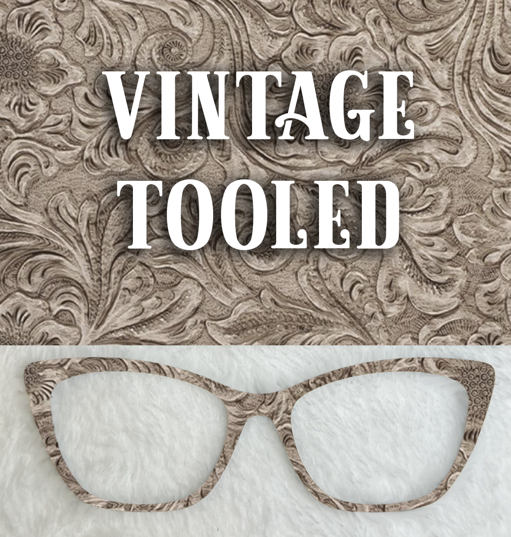 Vintage Tooled Faux | Natural