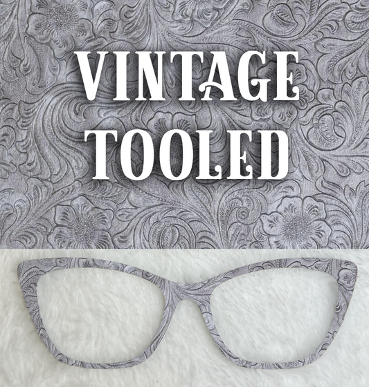 Vintage Tooled Faux | Platinum