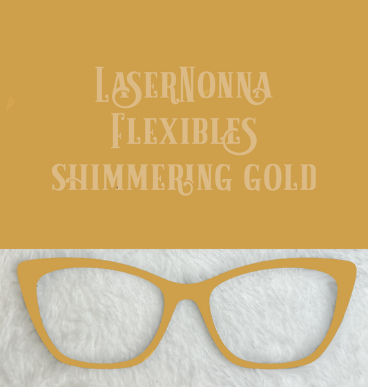 Flexible Matte Acrylic | Shimmering Gold