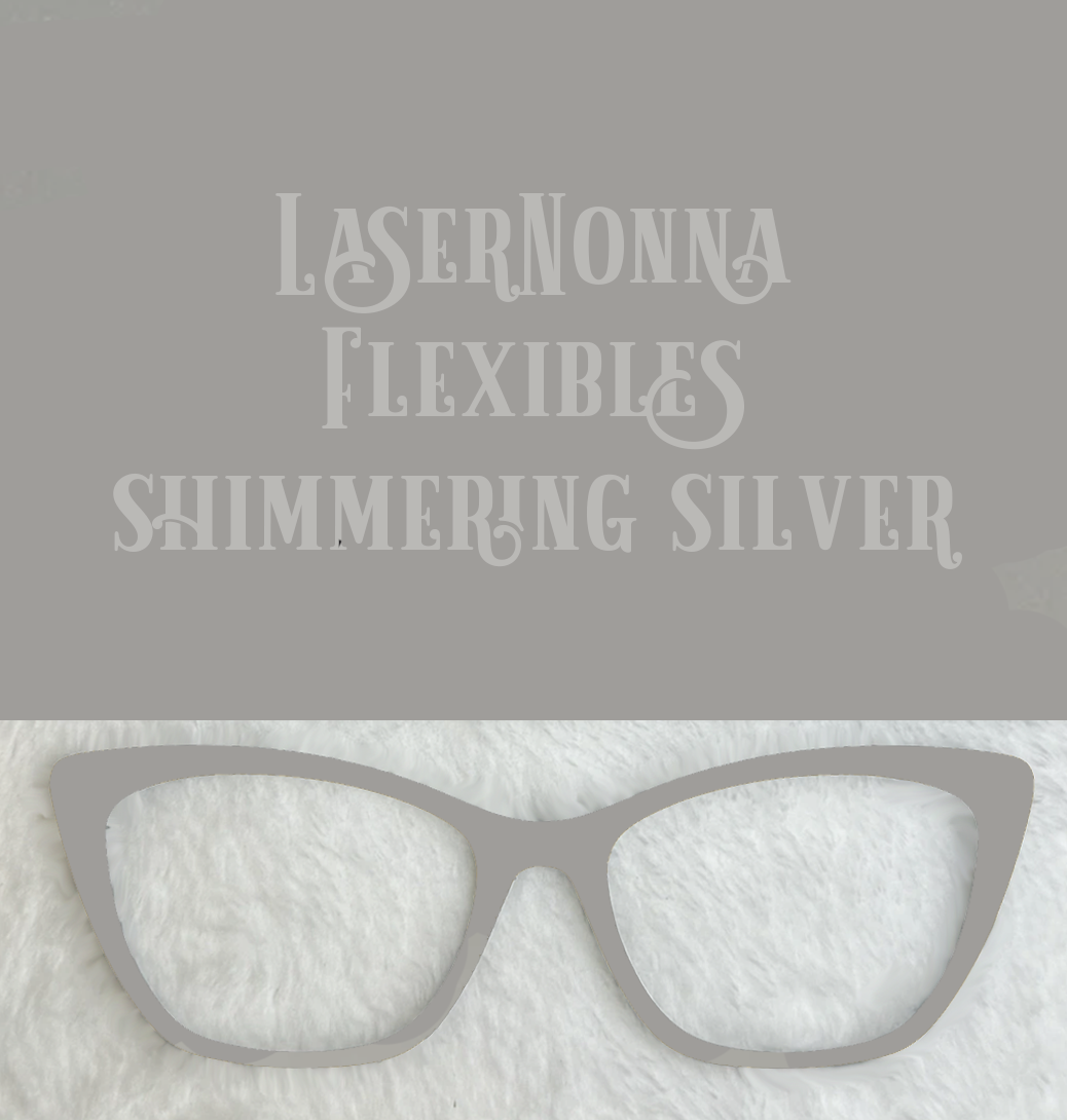 Flexible Matte Acrylic | Shimmering Silver