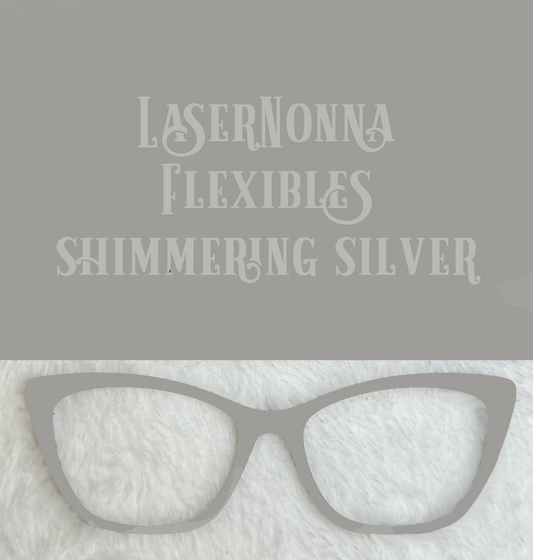Flexible Matte Acrylic | Shimmering Silver